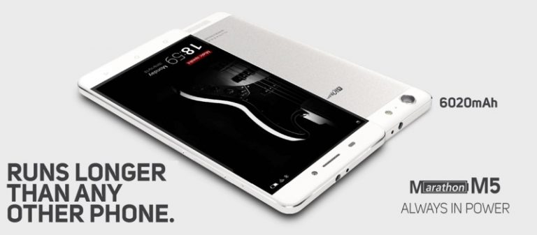 Gionee Marathon M5 Now Available With 6020mAh Battery and 3GB RAM at Rs. 17,999