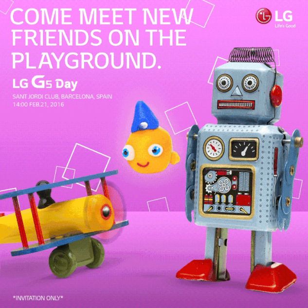 LG G5 Launch Invitation