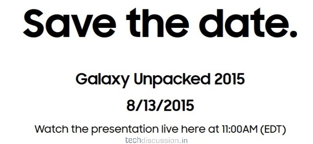 Samsung Galaxy Note 5 Launch