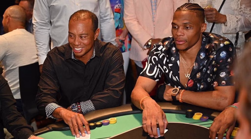 Tiger Woods at casino