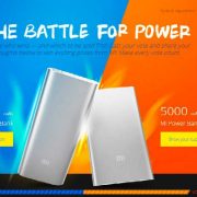 Xiaomi 16000mAh and 5000mAh Power Banks