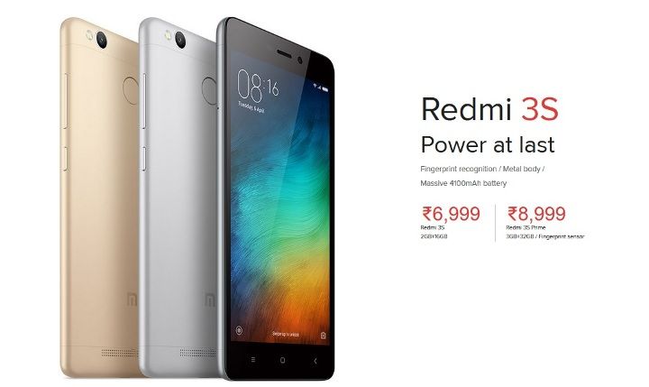 Xiaomi Redmi 3S and Prime